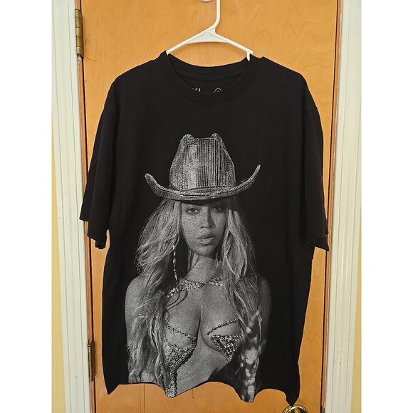 Beyonce Renaissance Tour Shirt Sz XL Cowboy Hat Cowgirl Official Merch RWT 2023 - Picture 1 of 6